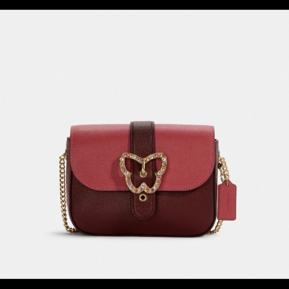 NWT COACH Gemma Crossbody In Colorblock With Butterfly Buckle C6796 MSRP…
